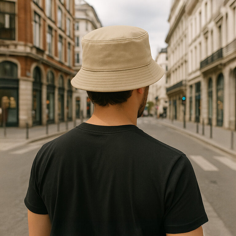 Bob publicitaire en coton brossé 260 gr/m² - Oden | pandacolach - 2