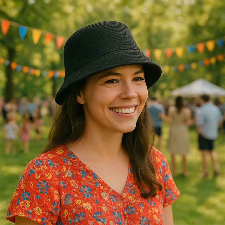 Bob personnalisé en paille de papier - Kirk | pandacolach - 2