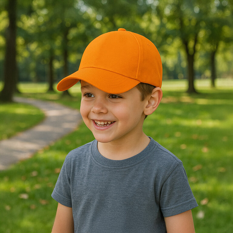 Casquette personnalisable enfant en coton 5 panneaux 185 gr/m² BEECHFIELD® - Plinko | pandacolach - 3