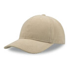 Casquette personnalisable en velours côtelé recyclé 6 panneaux 230 gr/m² ATLANTIS® - Kalou | pandacola - thumb