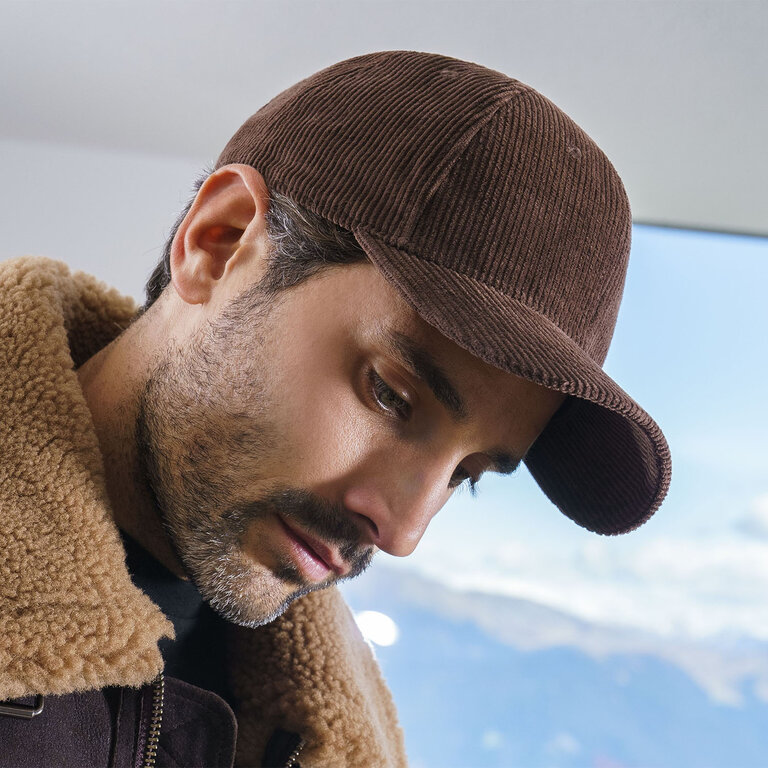 Casquette personnalisable en velours côtelé recyclé 6 panneaux 230 gr/m² ATLANTIS® - Kalou | pandacolach - 4