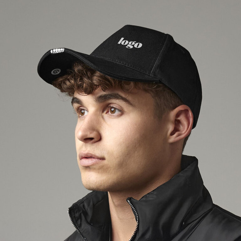 Casquette personnalisable 5 panneaux avec éclairage LED BEECHFIELD® - Kapalu | pandacola