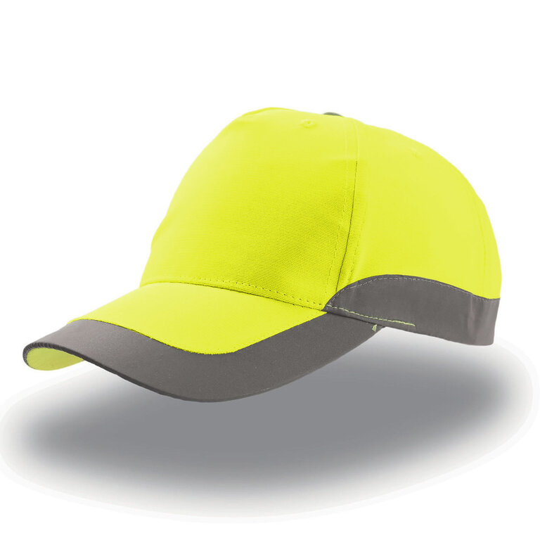 Casquette réfléchissante personnalisée 5 panneaux ATLANTIS® - Hir | pandacolach