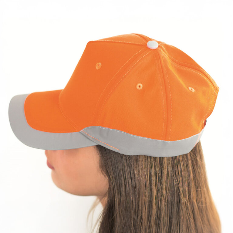 Casquette réfléchissante personnalisée 5 panneaux ATLANTIS® - Hir | pandacolach - 5