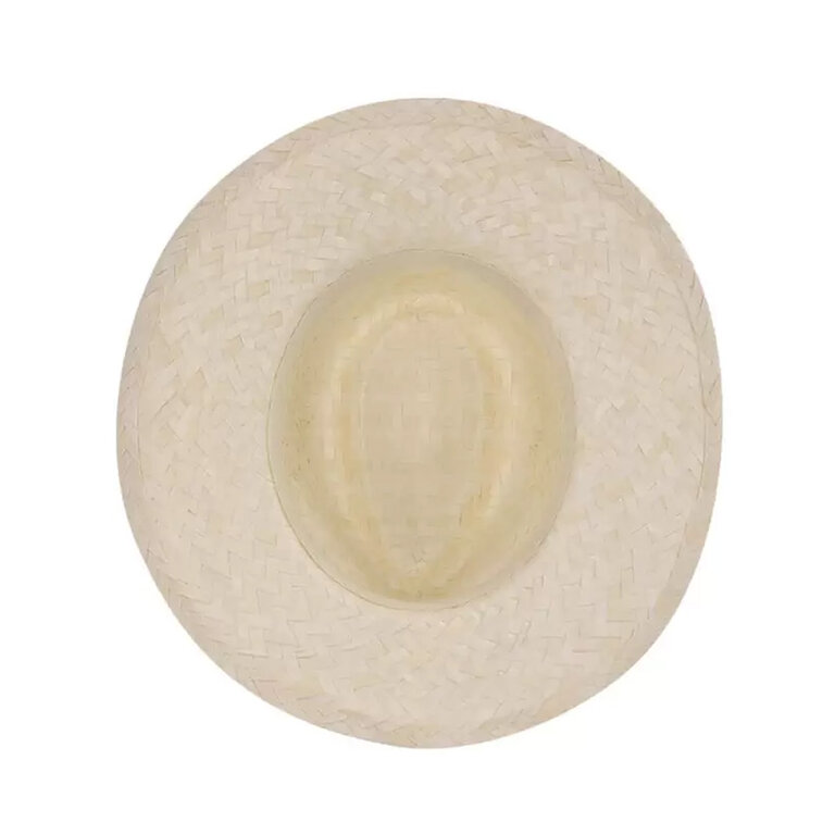 Chapeau de paille tressé sans marquage - Nolio | pandacolach - 3
