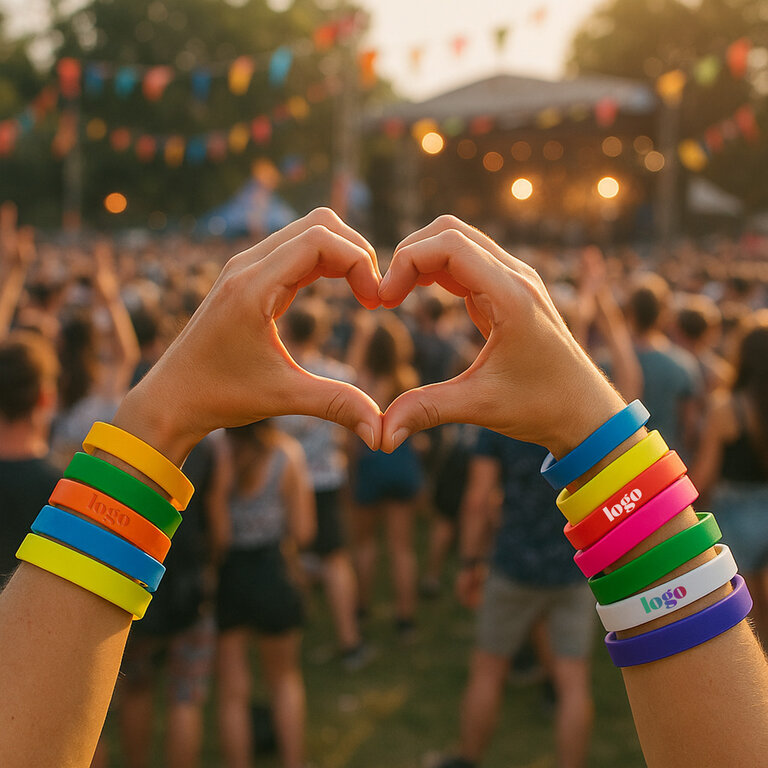 Bracelet silicone publicitaire pantone - Event | pandacola