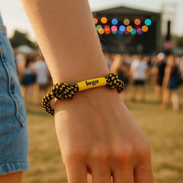 Bracelet corde personnalisé régable - Heskal | pandacola