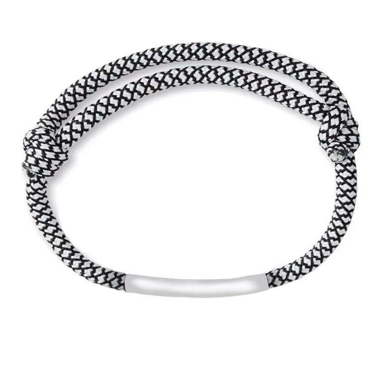 Bracelet corde personnalisé réglable - Heskal | pandacolach