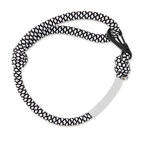 Bracelet corde personnalisé régable avec mousqueton - Heskal | pandacola - thumb