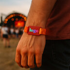 Bracelet personnalisable en quadrichromie avec fermeture de sécurité - Saiku | pandacola - thumb - 3