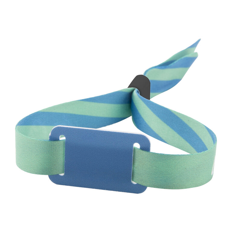 Bracelet personnalisable en quadrichromie avec fermeture de sécurité - Saiku | pandacolach