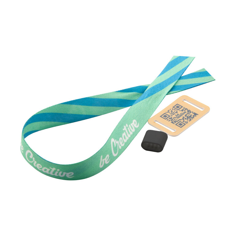 Bracelet personnalisable en quadrichromie avec fermeture de sécurité - Saiku | pandacolach - 2