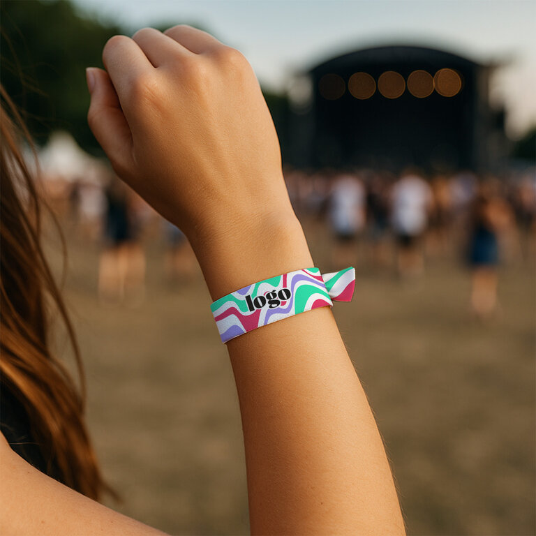 Bracelet personnalisable élastique réutilisable - Hatach | pandacola