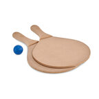 Raquettes de plage personnalisables en bois - Joko | pandacolach - thumb