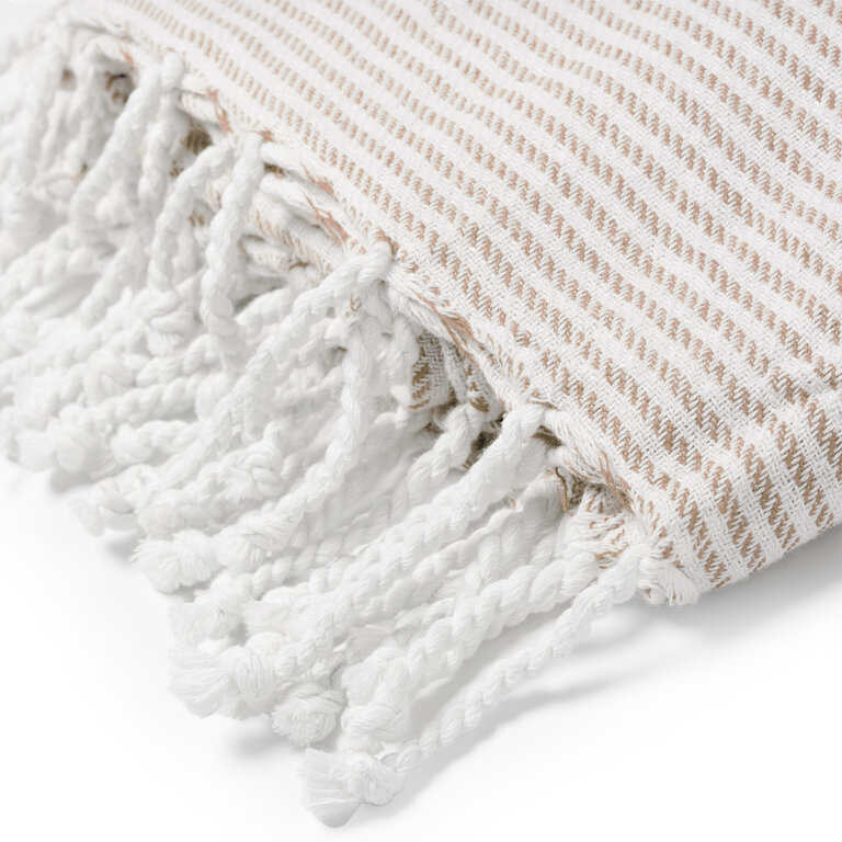 Sac à cordelettes fouta personnalisable en coton recyclé 180 gr/m² - Stefan | pandacola - 1