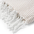 Sac à cordelettes fouta personnalisable en coton recyclé 180 gr/m² - Stefan | pandacolach - thumb - 1