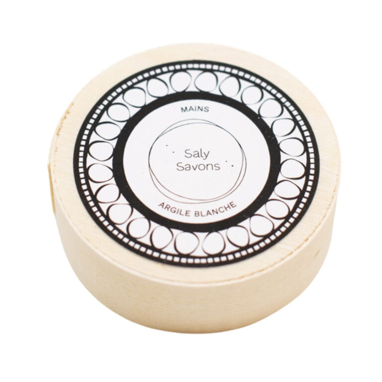 Savon solide pour les mains à l'argile blanche personnalisable Made in France | pandacola - 3