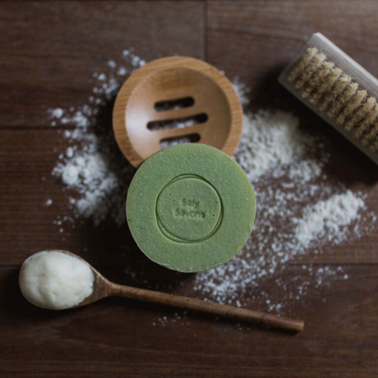 Savon solide pour les mains à l'argile blanche personnalisable Made in France | pandacola - 1