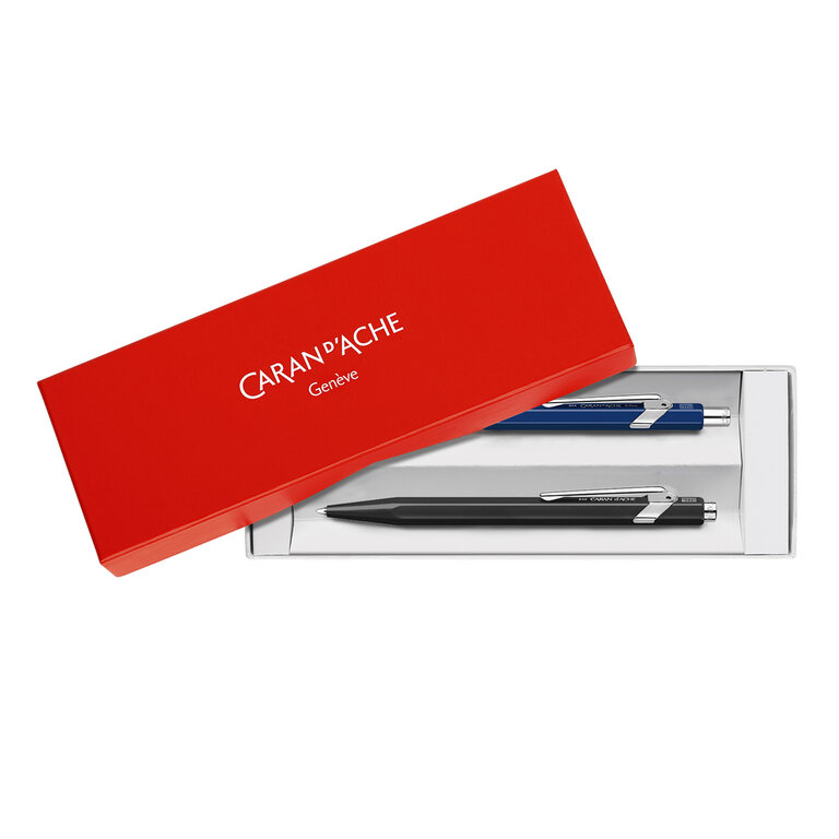 Parure publicitaire porte-mine et stylo bille - 849 Classic | Caran d’Ache® | pandacolach - 2