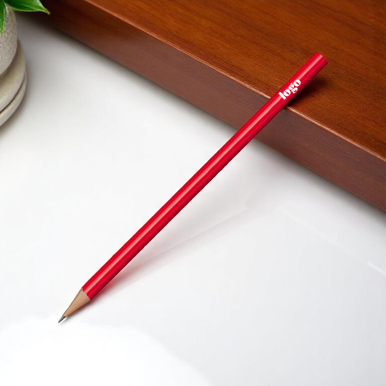 Crayon papier Edelweiss rond publicitaire  | pandacola