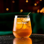 Verre à eau lounge entièrement personnalisable en verre transparent 38cl | pandacola - thumb - 1