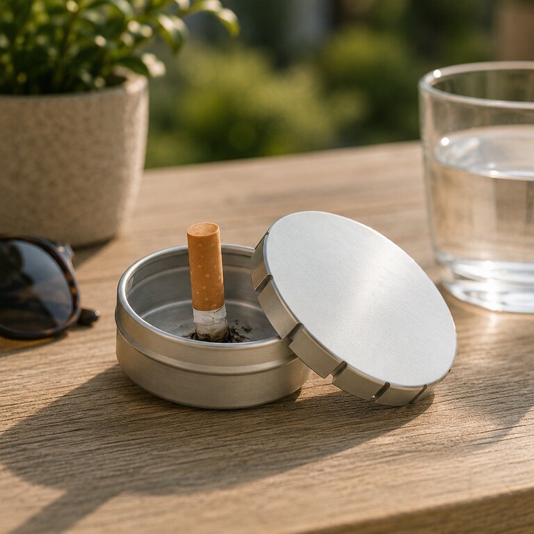 Cendrier personnalisable de poche 45mm de diamètre - Toma | pandacola - 2
