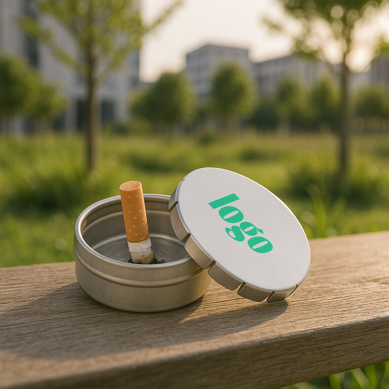 Cendrier personnalisable de poche 45mm de diamètre | pandacolach
