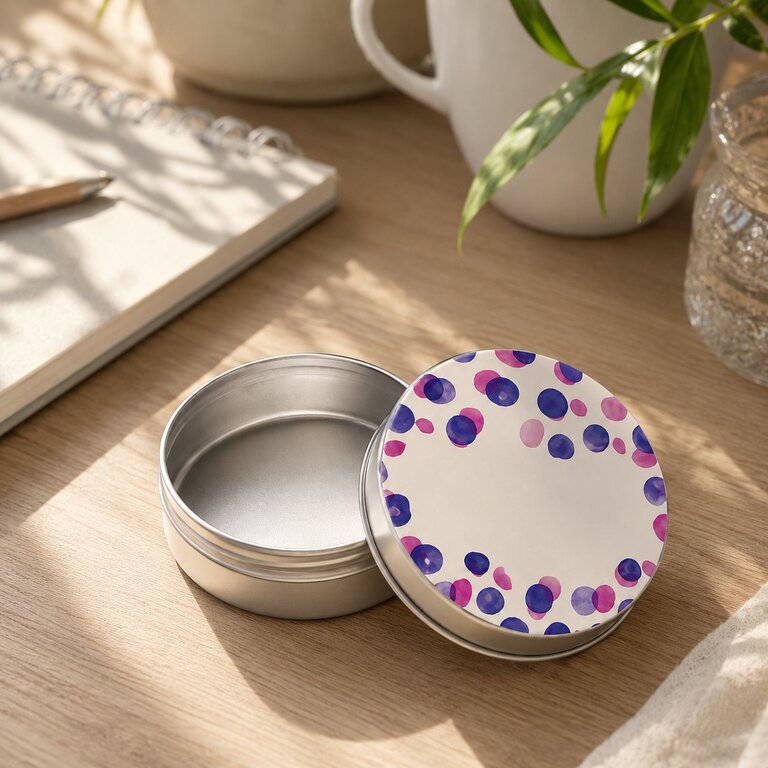 Cendrier personnalisable de poche en métal 50mm - Made in France | pandacola - 1