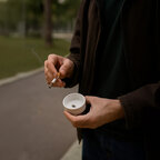 Cendrier personnalisable de poche en métal 50mm - Made in France | pandacolach - thumb