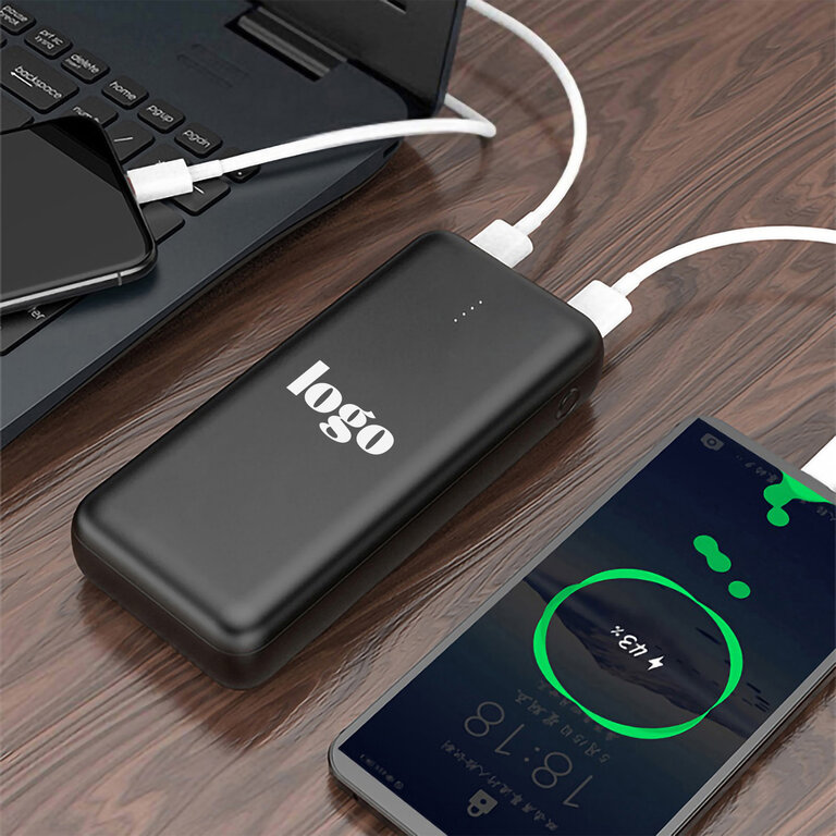 Batterie de secours personnalisable – 20 000 mAh | pandacolach