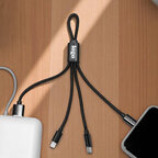 Câble personnalisé 4 en 1 – 18 cm – Charge rapide 20W - Miji | pandacola - thumb - 4
