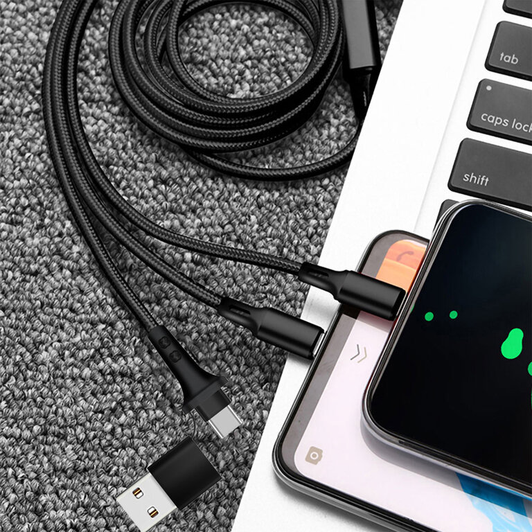 Câble promotionnel 5 en 1 – 1,2 m – Charge rapide 20W | pandacolach - 2