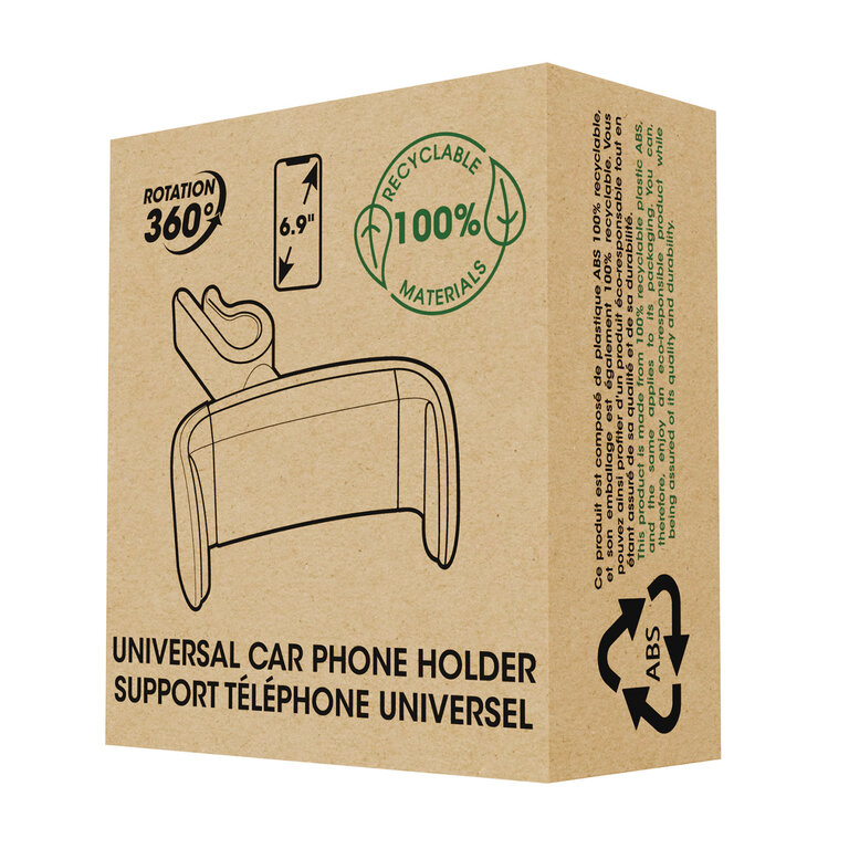Support voiture universel personnalisable en plastique recyclé | pandacolach - 3
