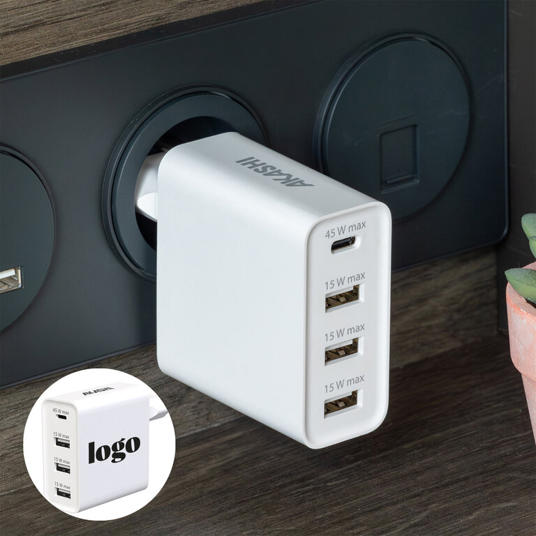 Chargeur secteur intelligent personnalisable 60W éco – Yoriyoi | pandacola