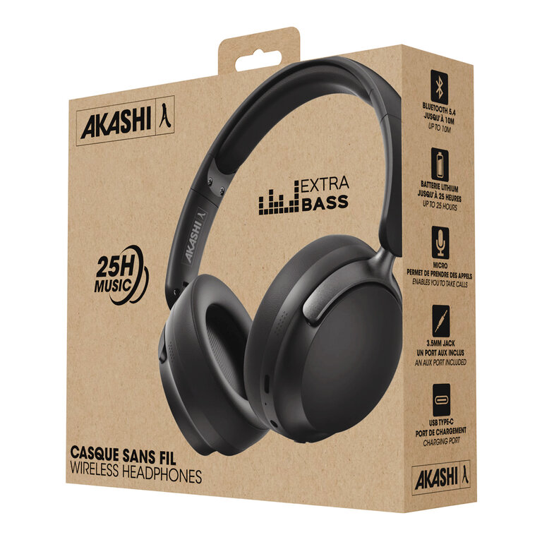 Casque sans fil Bluetooth personnalisable  - Heru | pandacola - 3