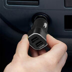 Chargeur allume-cigare personnalisable double USB - Tabo | pandacola - thumb - 1