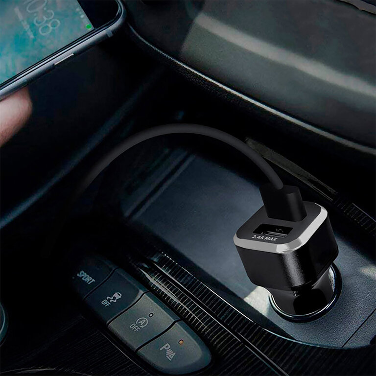 Chargeur allume-cigare personnalisable double USB   - Tabo | pandacola - 2