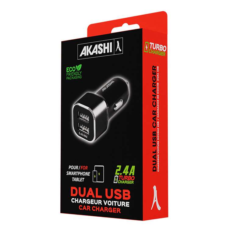 Chargeur allume-cigare personnalisable double USB   - Tabo | pandacola - 3