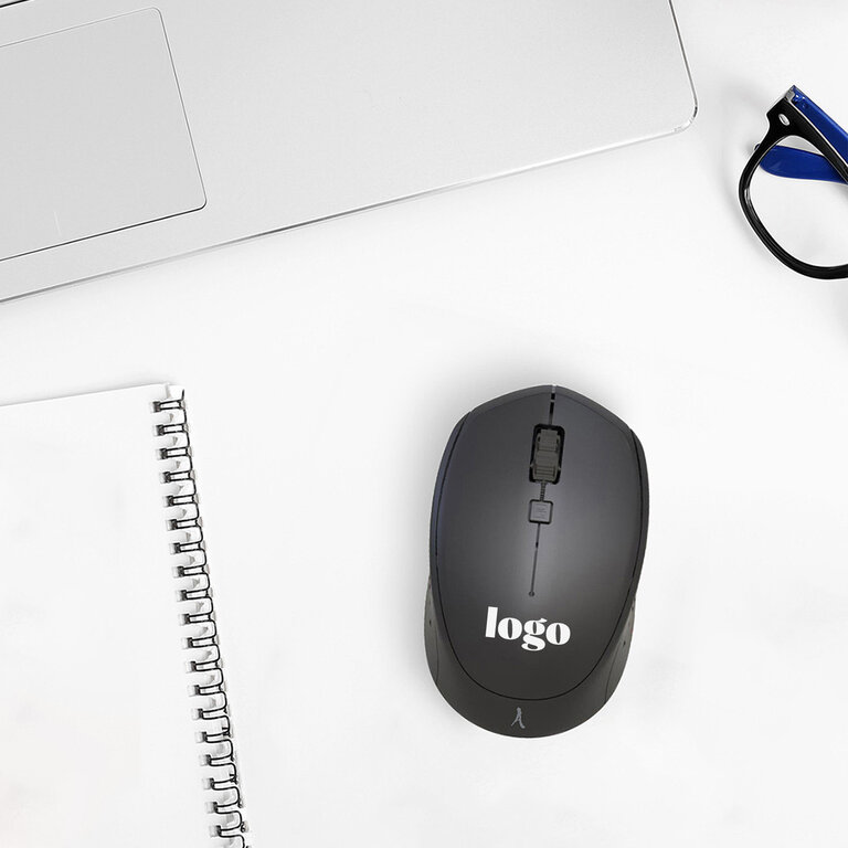 Souris éco sans fil double dongle personnalisable - Chuzumo | pandacola