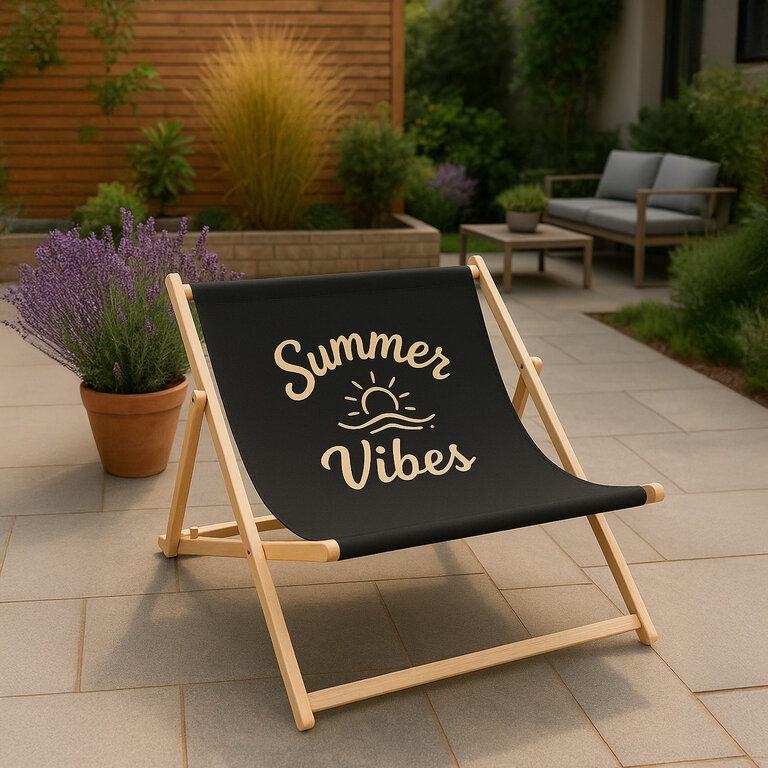 Chilienne double personnalisable en bois 125 x 114cm - Lima double | pandacola - 2