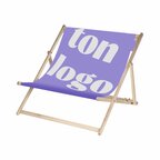 Chilienne double personnalisable en bois 125 x 114cm - Lima double | pandacola - thumb - 3