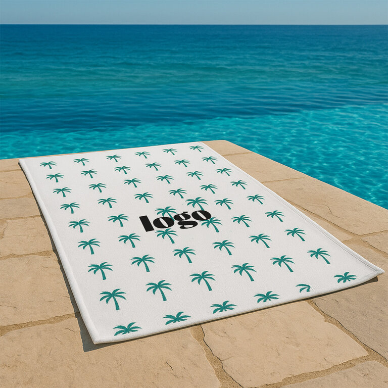 Serviette entièrement personnalisable en coton 400 g/m²  - Tulum | pandacola