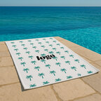 Serviette entièrement personnalisable en coton 400 g/m²  - Tulum | pandacolach - thumb - 1