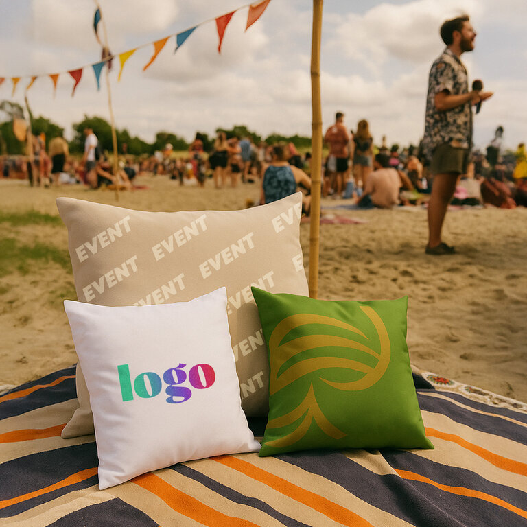 Coussin personnalisable en polyester 40x40 cm ou 50x50 cm - Bahia | pandacola