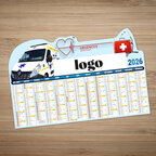 Calendrier personnalisable bancaire illustré urgence - Ponpin | pandacola - thumb - 1