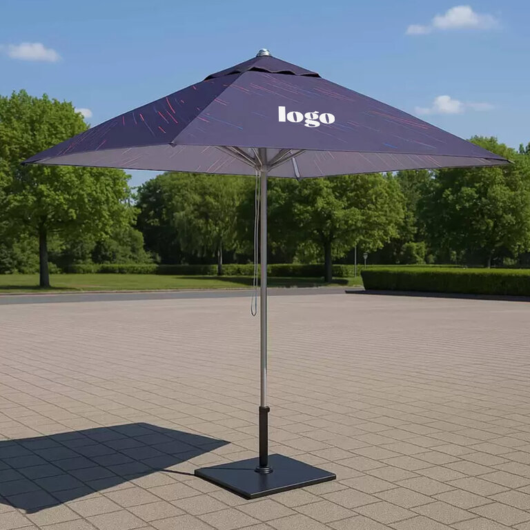 Parasol personnalisé carré en aluminium 2,5x2,5 m | pandacolach
