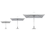 Parasol personnalisé carré en aluminium 3x3 m | pandacola - thumb - 1