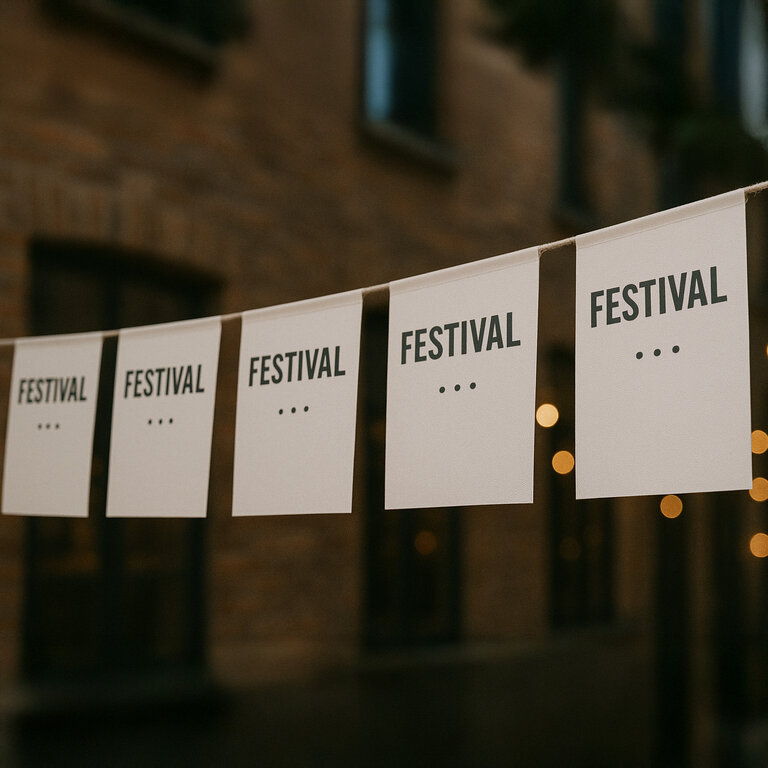 Guirlande personnalisable de 3 mètres avec 10 fanions | pandacolach