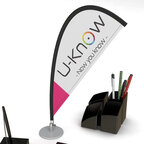 Oriflamme de table personnalisable 23x40 cm | pandacolach - thumb
