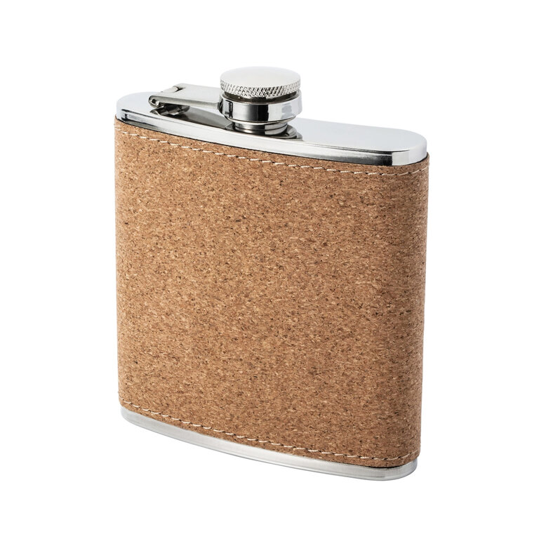 Flasque revêtement en liège personnalisable 170ml - Valdivia | pandacolach